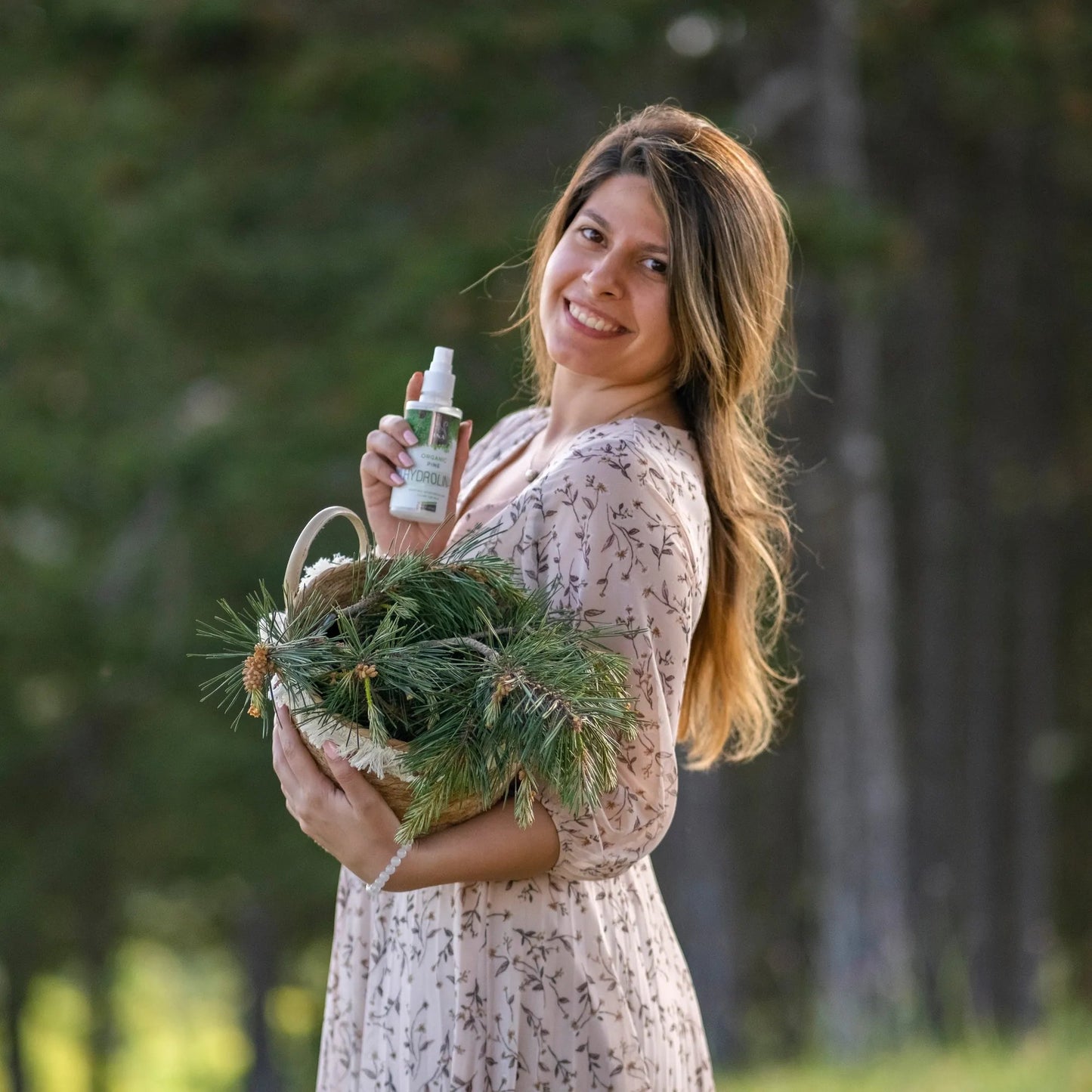 + Prezent Organiczna woda Sosnowa - Hydrolina - Spray na Grzybicę paznokci i Śmierdzące stopy
