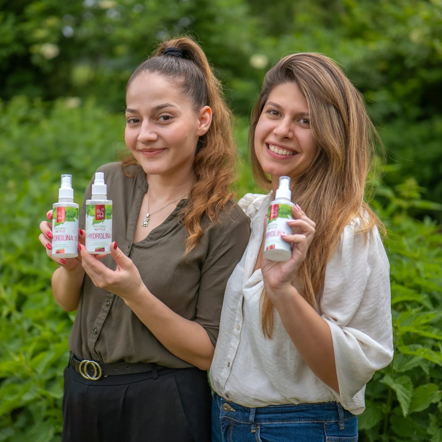 Woda z dzikiej Pokrzywy - Hydrolina - spray do włosów - na Wypadające i Przetłuszczające się włosy