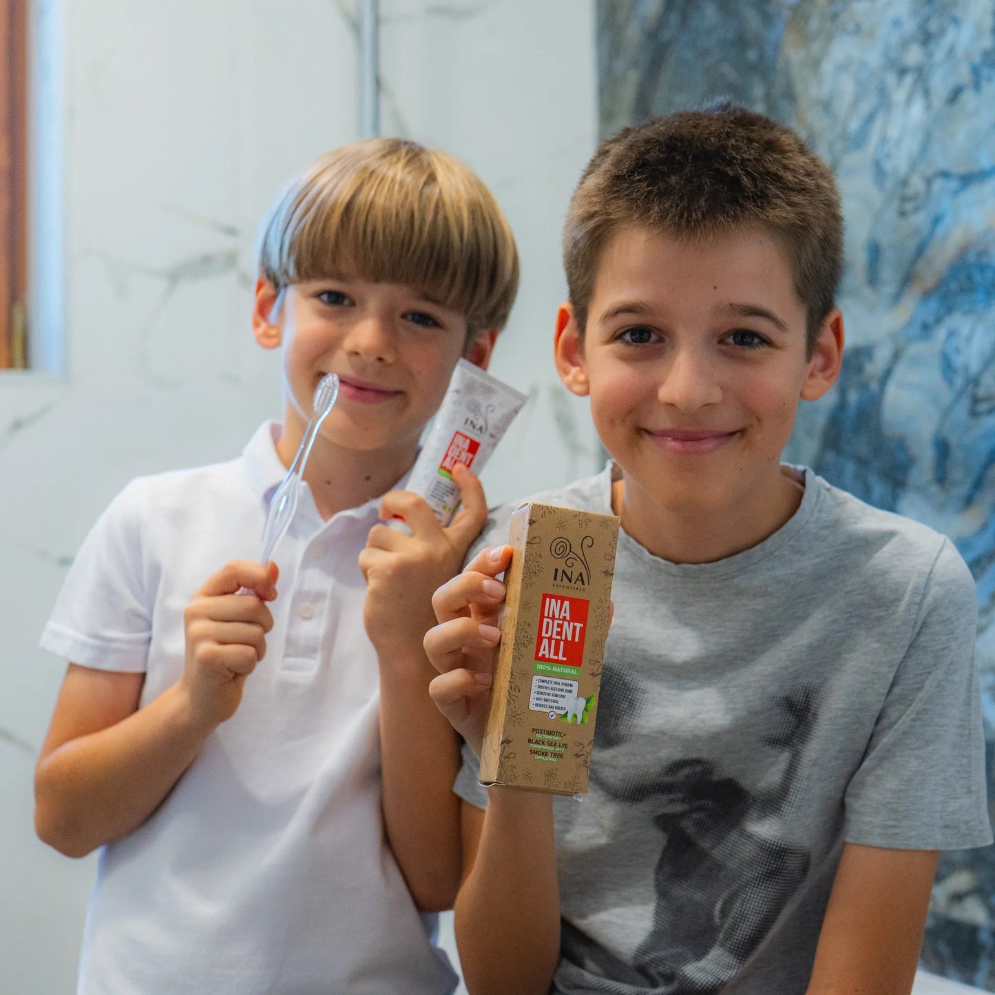 Zestaw Past do zębów Ina Dent-All + Płyn do płukania ust Gratis