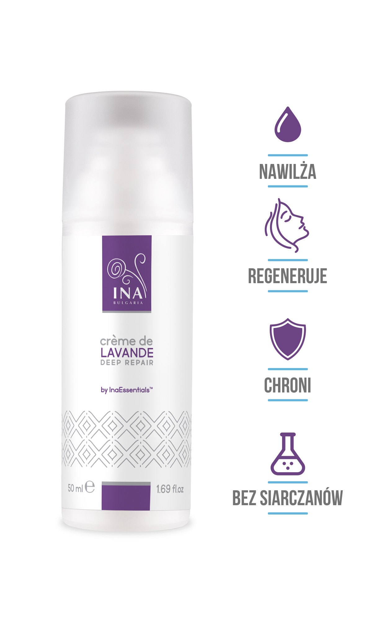 Lavender Secret - Naturalny krem do rąk do Suchych dłoni