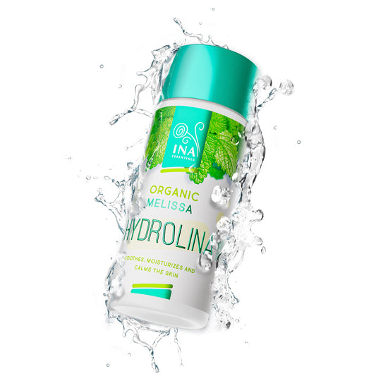 Organiczna woda z Melisy lekarskiej - Hydrolina na Zapalenie skóry i Podrażnienia
