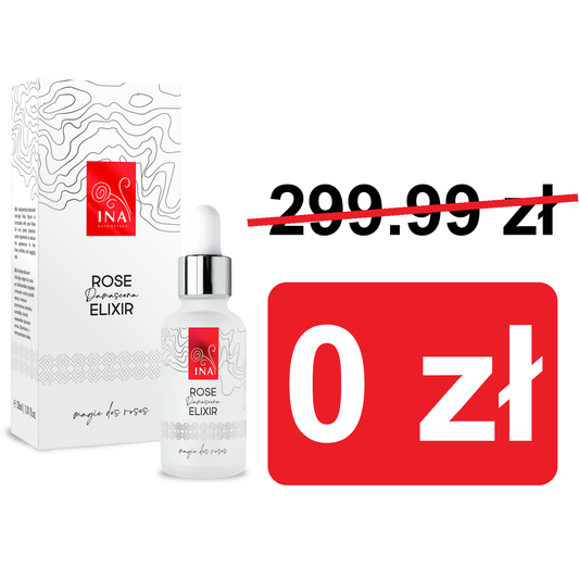 + Prezent Intensywne serum przeciwstarzeniowe do twarzy z organicznym olejkiem różanym – Rose Elixir