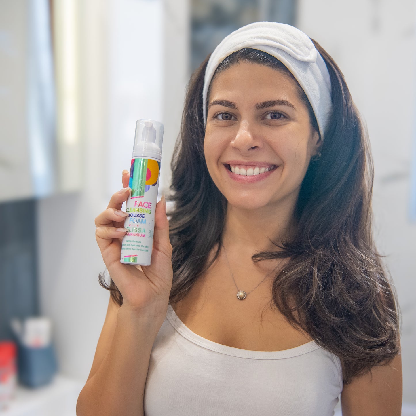 Zestaw Promocyjny 3 Naturalne Pianki Oczyszczające do Twarzy z Melisą i Geranium