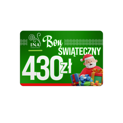 Kup voucher świąteczny o wartości 430 zł. i zapłać 299 – voucher cyfrowy