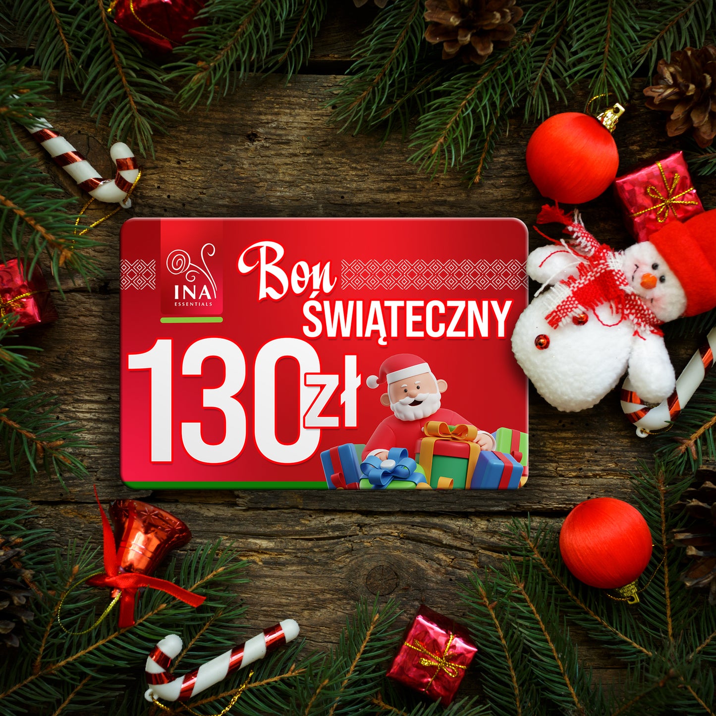 Kup voucher świąteczny o wartości 130 zł i zapłać 109 zł. – voucher cyfrowy