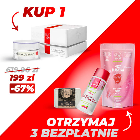 Kup 1 Creme de Rose, a otrzymasz 3 produkty gratis