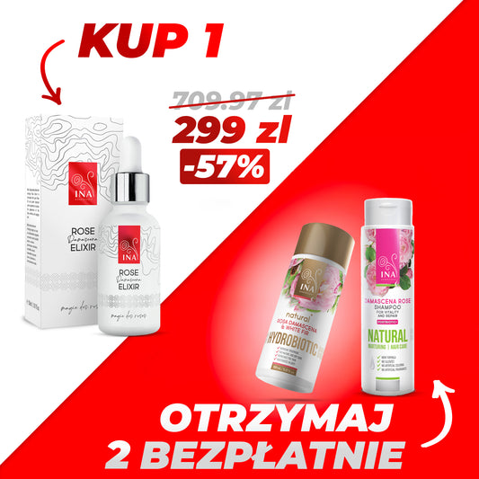 Kup 1 Serum Rose Elixir, a otrzymasz 2 produkty gratis
